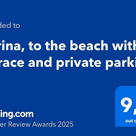 Karina, To The Beach With Terrace And Private Parking 사보나 외부 사진