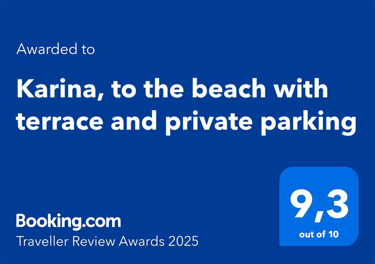 Karina, To The Beach With Terrace And Private Parking 사보나 외부 사진